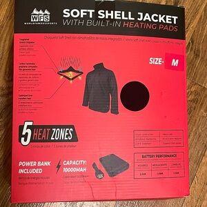 Heated Soft Shell Jacket - Black